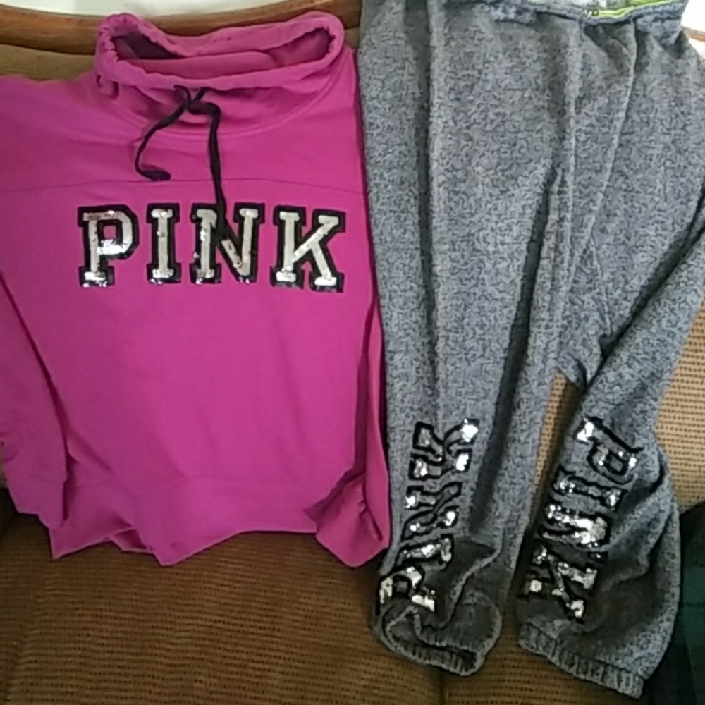 Pink sweat outfit💟